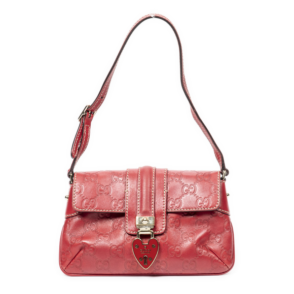 Gucci Mini GG Heart Lock Flap - Picture 1 of 9